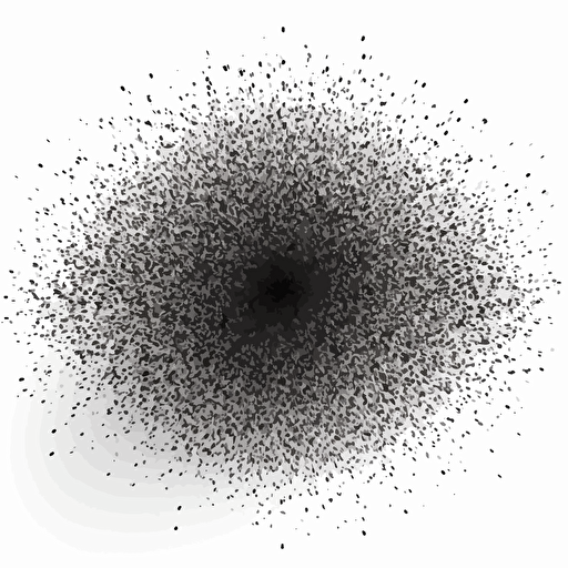 1 millions spaced vector sharp black dots on a white background