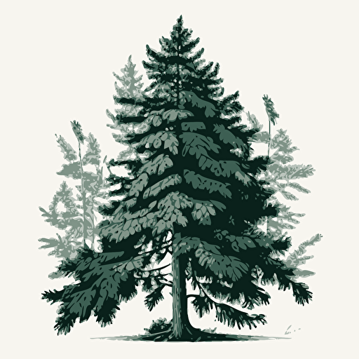spruce vector