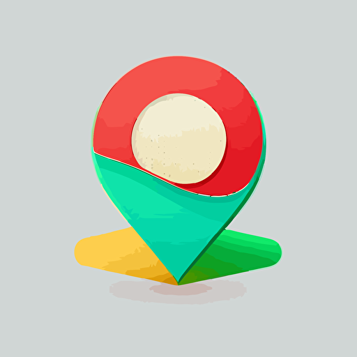 logo app, vector, simple, minimal, location