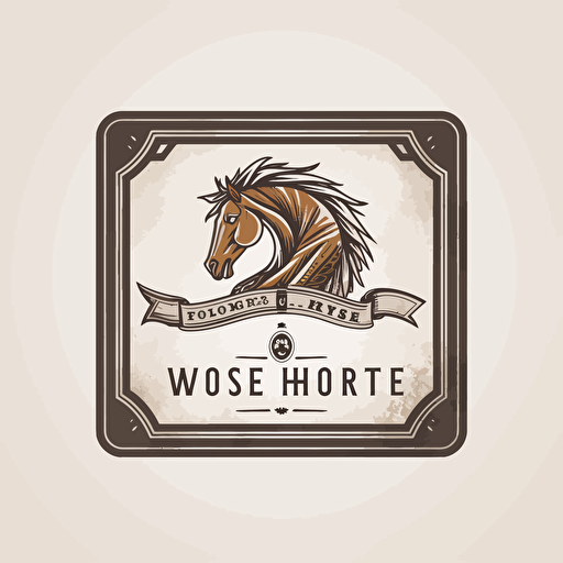 modern logo for war horse road cases, badass professional design, adobe illustrator, vector, white background, powerfull