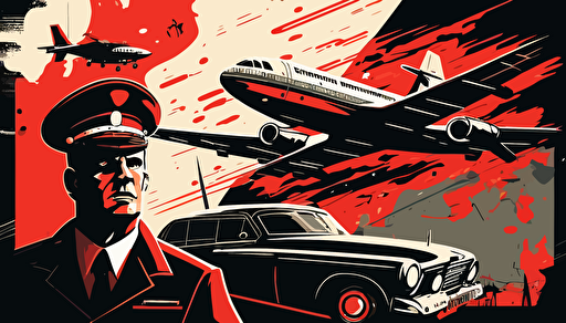 cold war vector illustration,