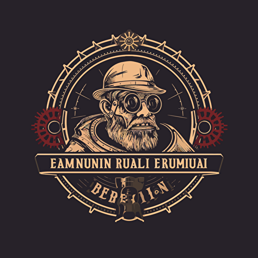 vector logo design for a engineering reunion called Reuni Akbar