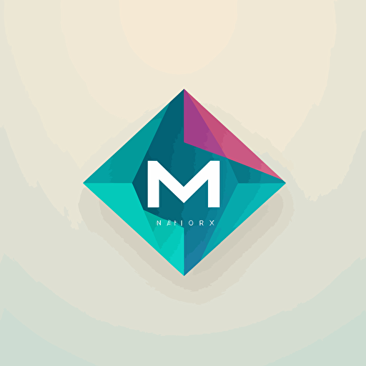 vector minimalist logo of a company called NMX