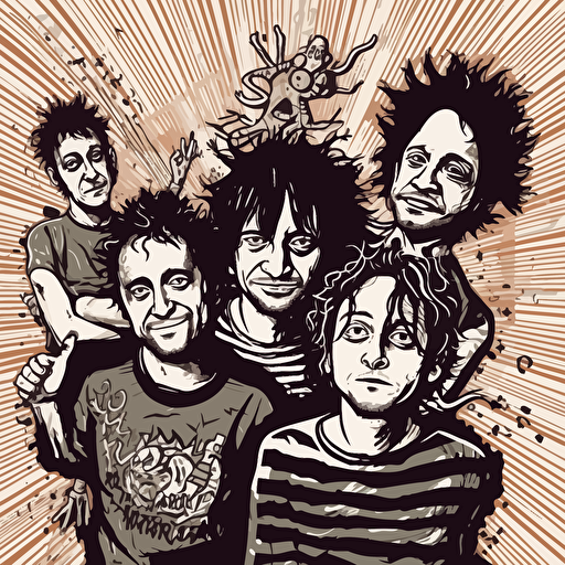 ween american band cool sketch vector