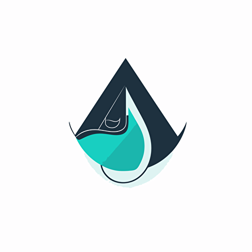 simple logo with opening windwos, vector logo, flat design, white back ground, minimal, logo style