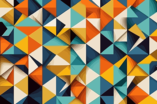 seamless triangle geometric pattern, vector