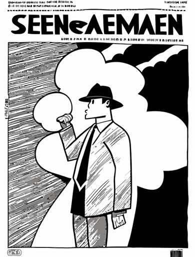 Ben Shahn, American art comic book inner paper style. There are an Asian young climate activist, a delivery rider, a female human rights activist, and a worker, and they imagine a "hammer" together on a big stage, hammer illust in a thought cloud, non-letter illustration. white background, vector imagination