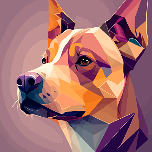 contemporary vector illustrations of dogs