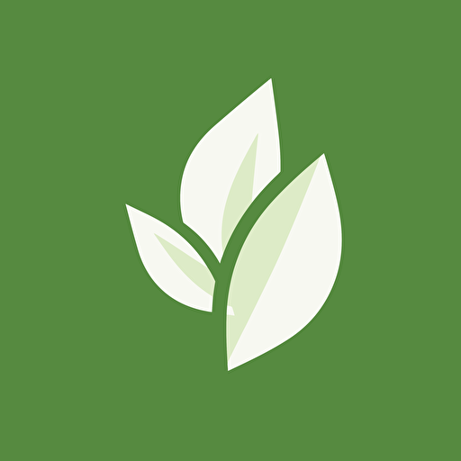 a logo for a brand called ReFashioned, leaf, recycle, green, vector, symobic, minimal, by Paul Rand