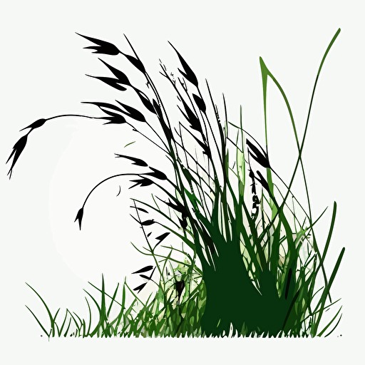 grass vector simple, 2d vector