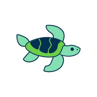 a sea turtle