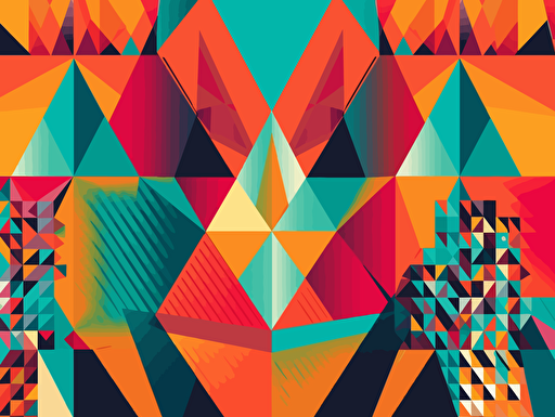 virgil vector colourful patterns modern sharp 2 tone
