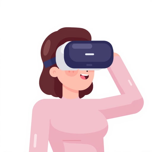 a person with vr headset 