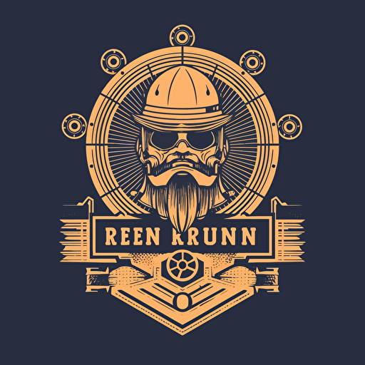 vector logo design for a engineering reunion called Reuni Akbar