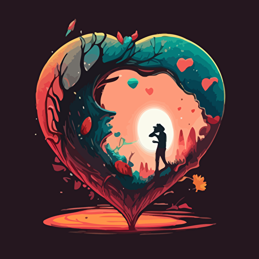 self love vector image, fantasy, whimsical