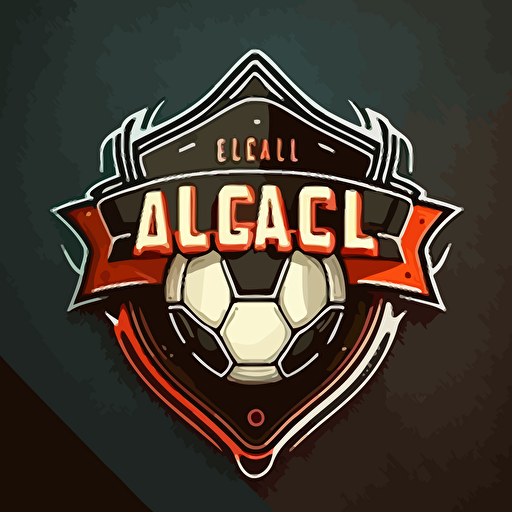 vector logo style football leauge
