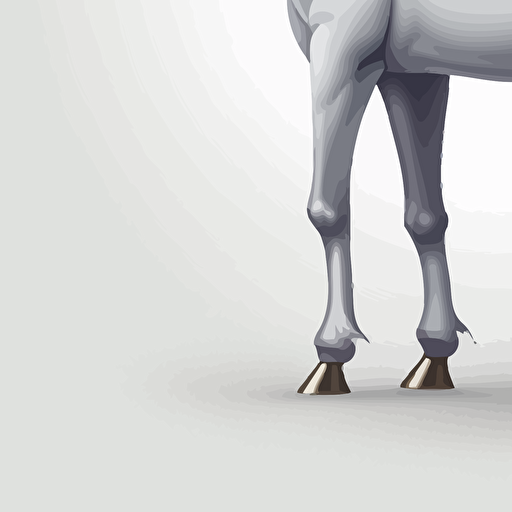 2d vector of a unicorn