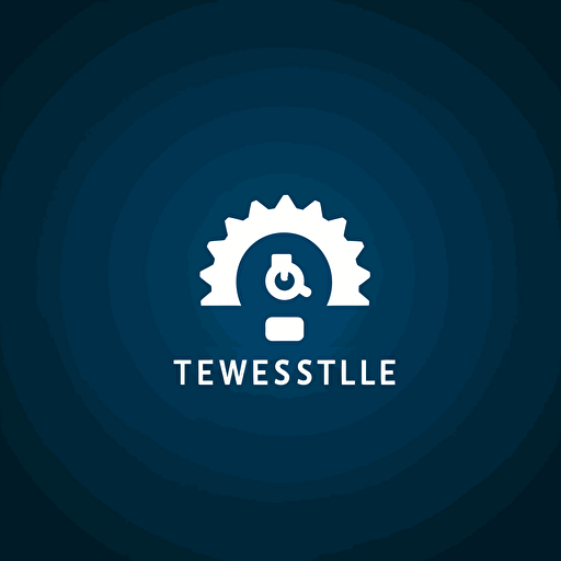 a simple vector modern logo for a software testing company