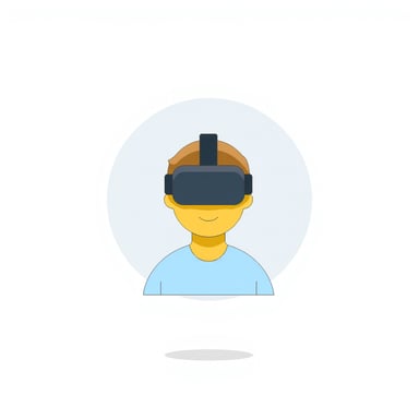 a person with vr headset 