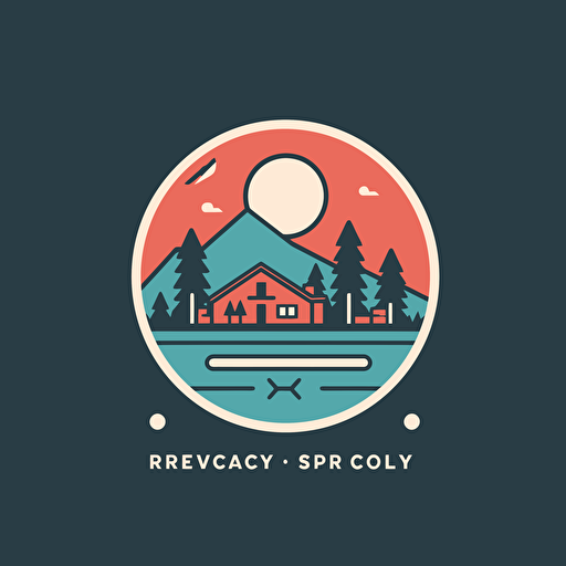 recovery service vector logo, minimal, simple, flat