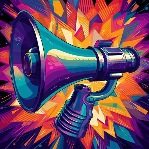 vector megaphone ilustration