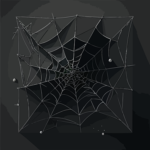 vector, solid background, geometric design, spider web
