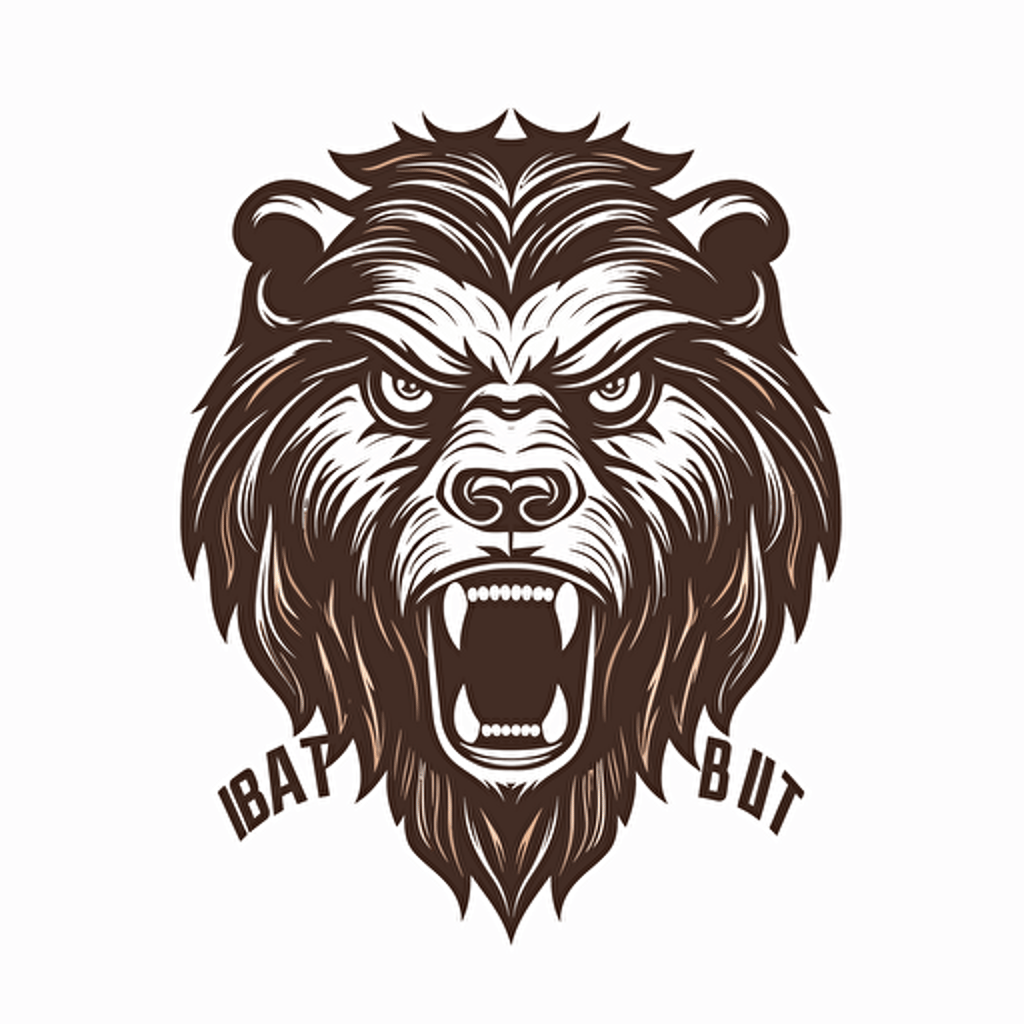 beast logo vector, high quality, white background