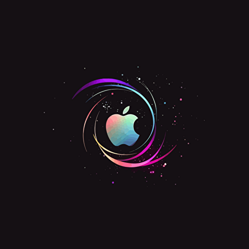 Sophisticated cosmic startup logo, Apple Inc.-inspired refinement, minimalist celestial elements, contemporary atmosphere, vector illustration, Adobe Illustrator