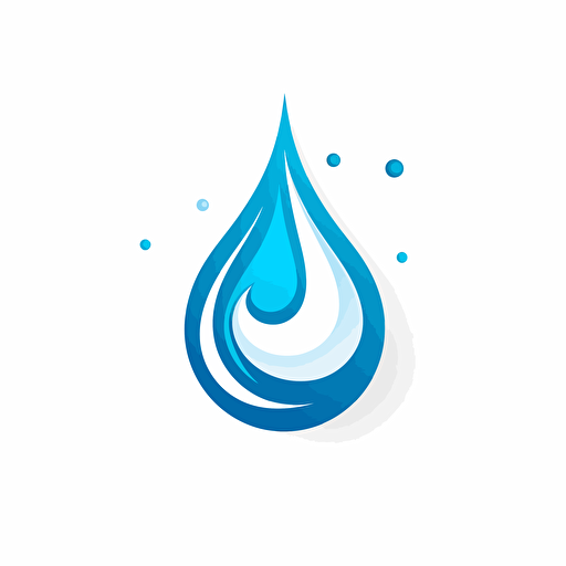 plumbing business Logo, vector, drop of water