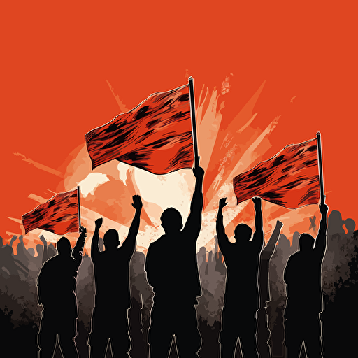 football ultras waving flags vector art
