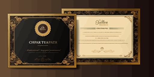vector certificate template