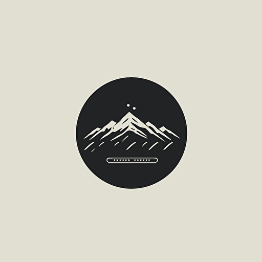 a vector minimal logo for a creative director