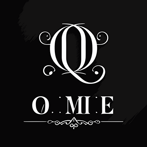 create a monogram logo combining each letter in the word "OSMIQUE"