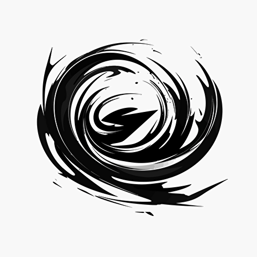 black logo, Simple Vector logo, esport, white background, street, graff