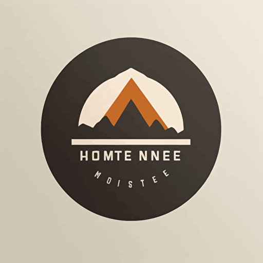 a vector monochromatic logo for a concrete business located in boise idaho