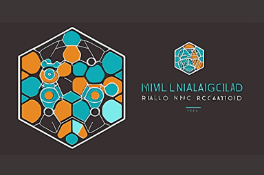 I would like a flat vector logo for my medical imaging and artificial intelligence company that features an abstract, geometric design inspired by both medical imaging and AI. Combine simple shapes like circles or hexagons to represent the structure of medical imaging technology, while incorporating subtle AI-related elements such as circuit-like patterns or interconnected nodes. Use a modern and cohesive color palette with shades of blue, green, or gray to convey innovation, professionalism, and energy. The logo should be clean, memorable, and easily recognizable, reflecting the essence of the medical imaging and artificial intelligence field