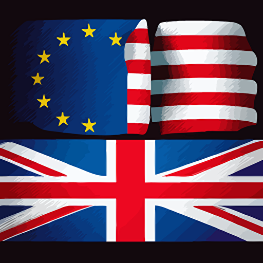 vector design for flag for USA