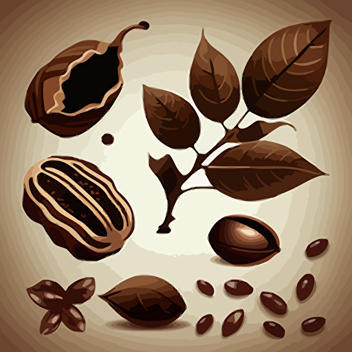 coffee bean vector elements