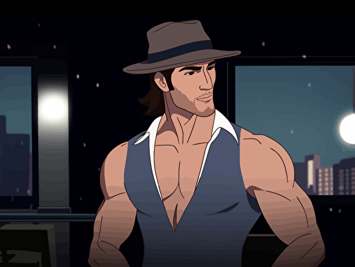 Magic Mike as a vector-based flash animated web series