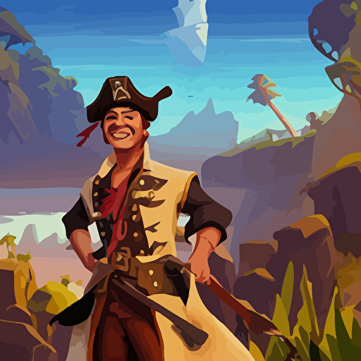 painting jack pirate sea thieves game avatar hero smooth face median photoshop filter cutout vector behance hd jesper ejsing rhads makoto shinkai lois van baarle ilya kuvshinov rossdraws illustration art ilya kuvshinov gustav klimt