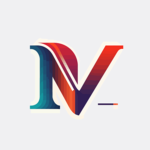 mix of letter "V" and "R" and "D" logo, modern company, ACME, minimalistic, vector, white background