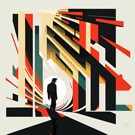 minimal Neo-Precisionism vector