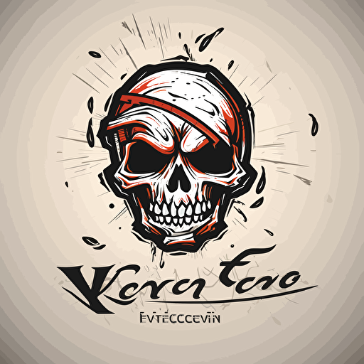 vectorial logo , with writen “Revenge”