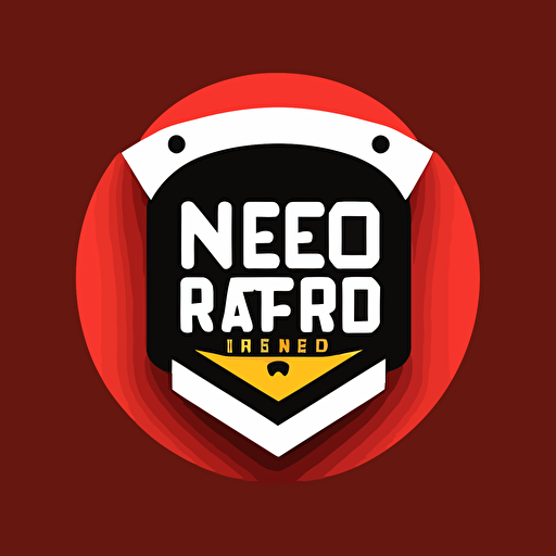 logo for a gaming company called nerd alert gaming. Simple, flat logo. Body of the logo will be an exclamation mark with nerd glasses on top. Vector with a white background.