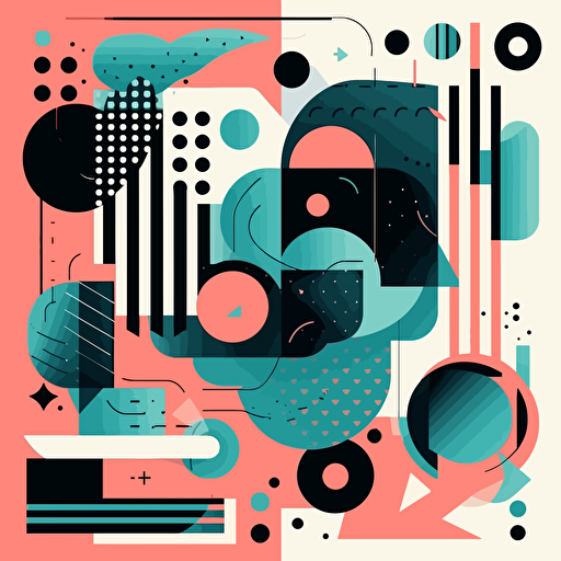 memphis design, vector, simple