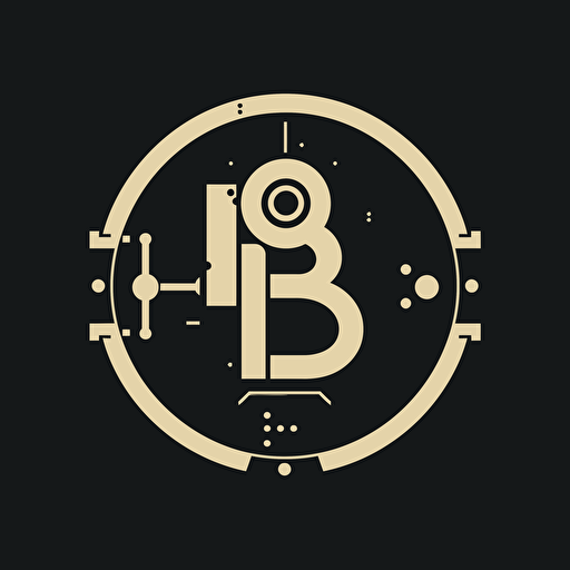 boardroompunk simple letter b vector logo