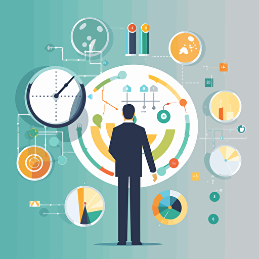 a vector image of Analyzing Your Current Customers