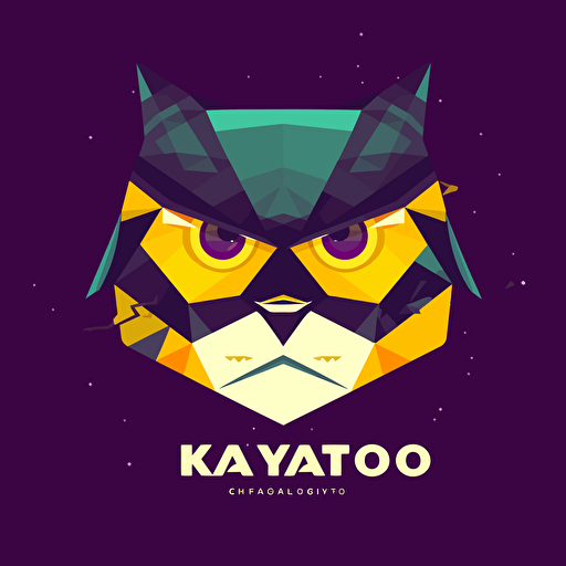 kayamoto logo, 2d, vector art, flat desing, modern style