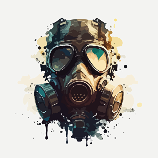 antigas mask, Transparent background, icon, pixel art ::2 illtstration, vector