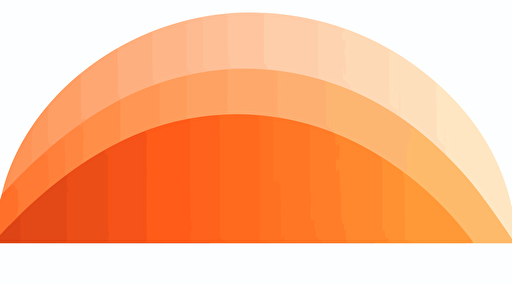 flat vector #e3954c orange blends to white gradient top to bottom